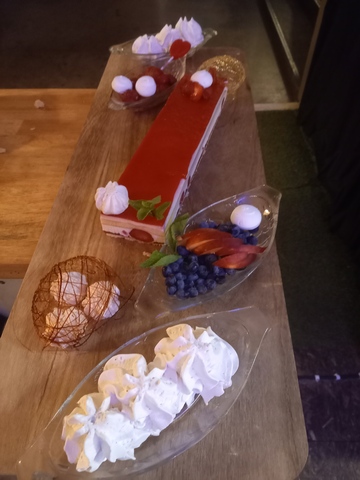 Côté sucré Notre menu chez Rose et Joséphine